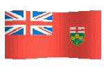 animated clip art Ontario 2 flag