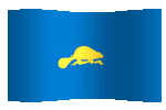 animated clip art Oregon Back flag
