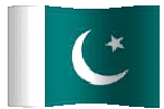 pakistan flag waving clipart
