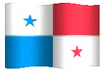 animated clip art Panamanian flag