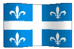 quebecc flag waving picture