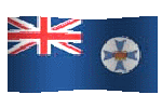 animated clip art Queensland flag