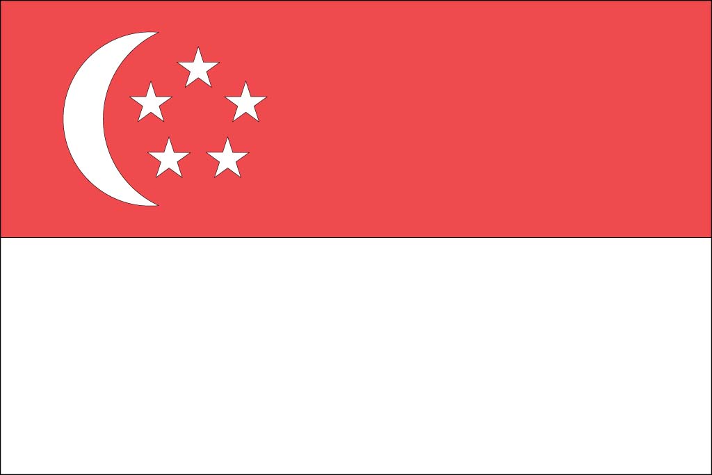 Singapore flag screensaver