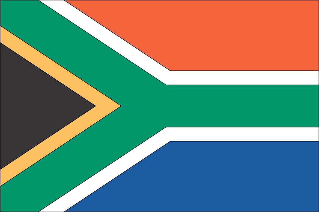 South Africa flag screensaver