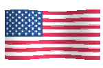 animated clip art USA flag