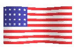 animated clip art USA 1818 2 flag