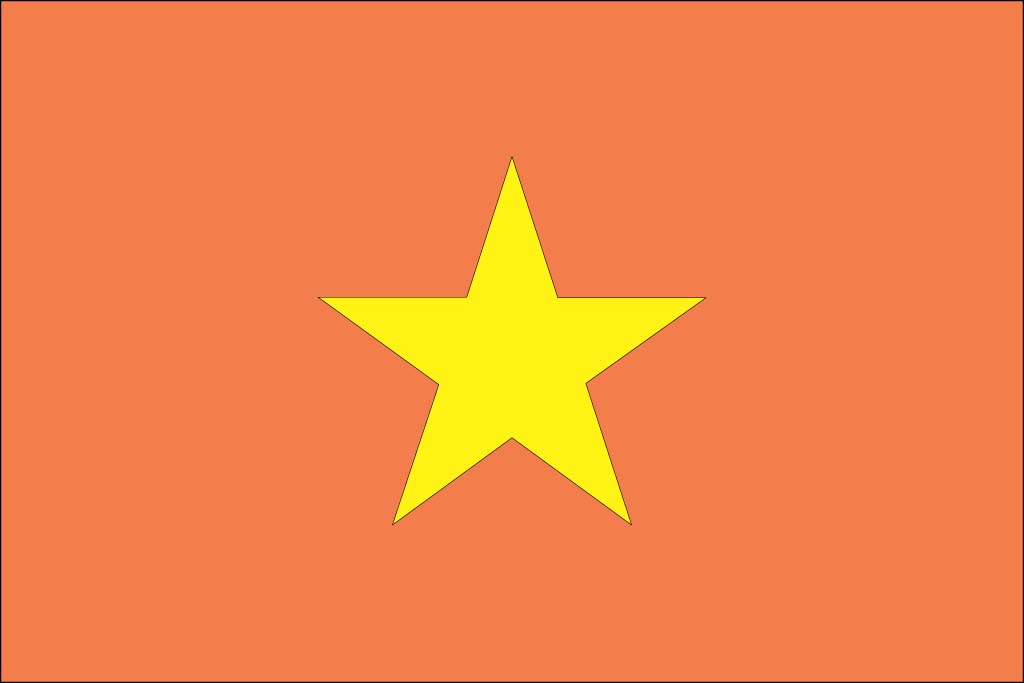 Vietnam flag screensaver